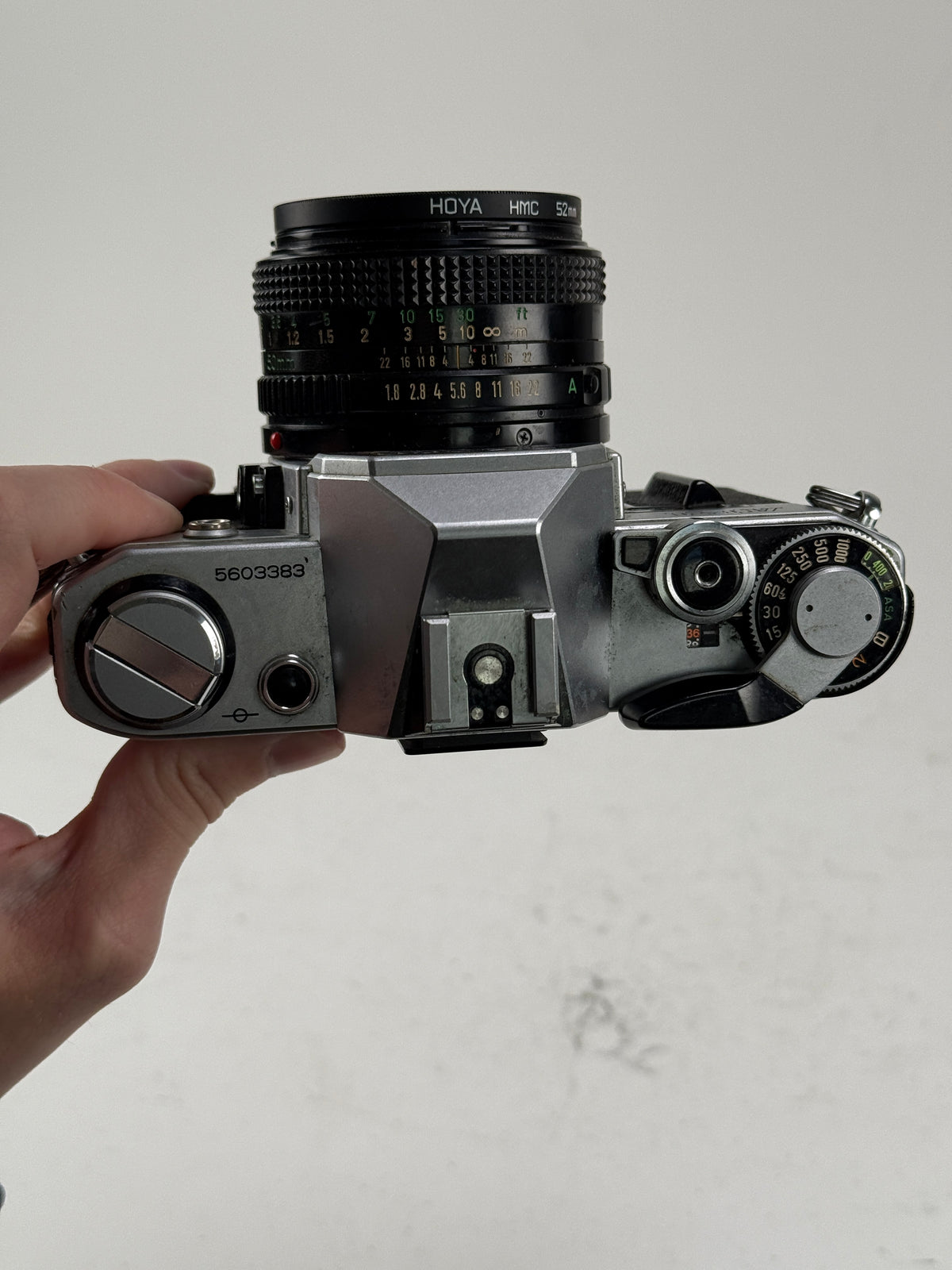 CANON AE-1 PROGRAM chrome SLR 35mm Film Camera with 50mm f1.8 FD KIT
