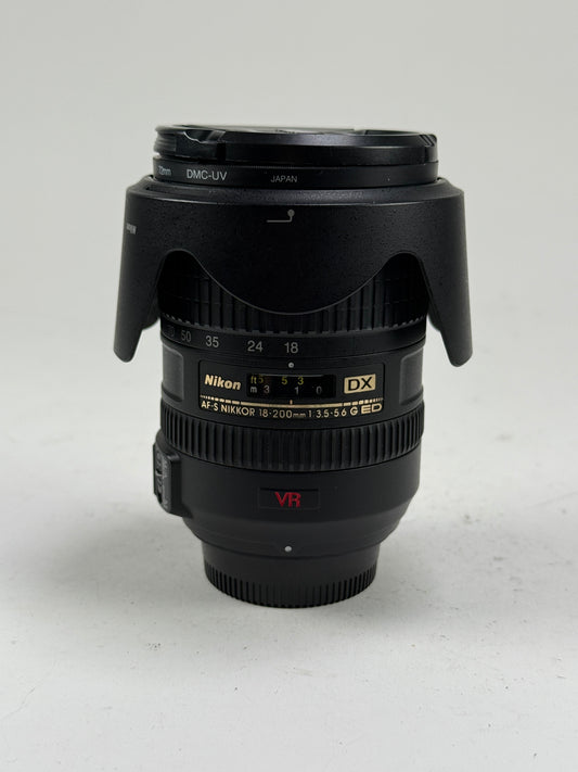 Nikon Nikkor AF-S 18-200mm f3.5-5.6 G ED DX VR Lens AFS