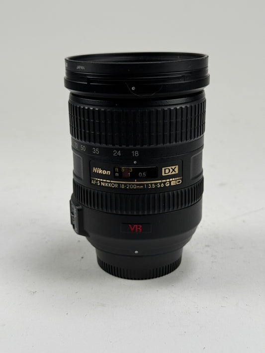 Nikon Nikkor AF-S 18-200mm f3.5-5.6 G ED DX VR Lens AFS