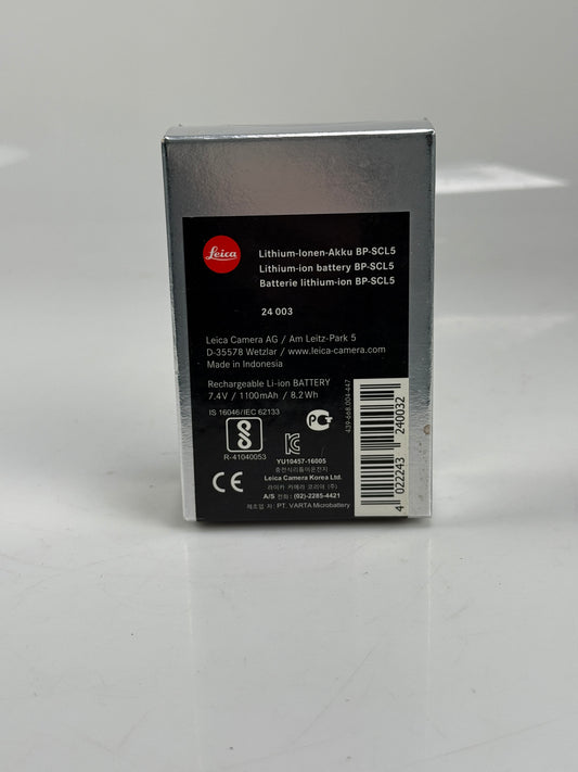 Leica Lithium Ion Battery BP-SCL5 for Leica Digital M10