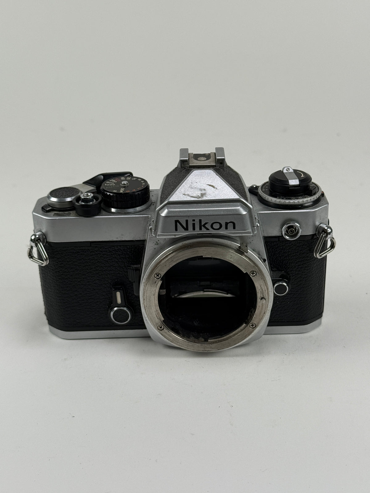 Nikon FE silver chrome 35mm SLR Film Camera Body