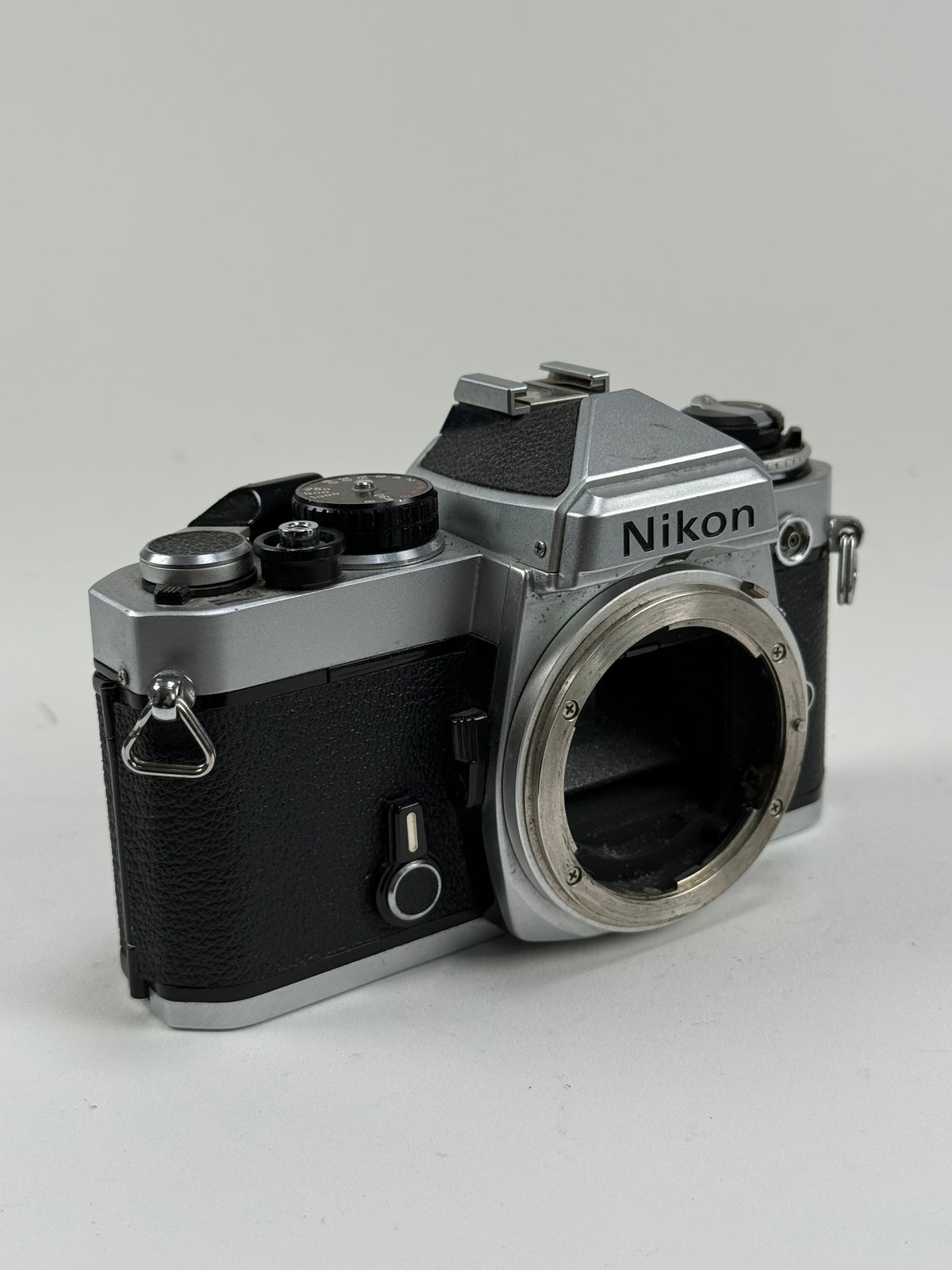 Nikon FE silver chrome 35mm SLR Film Camera Body
