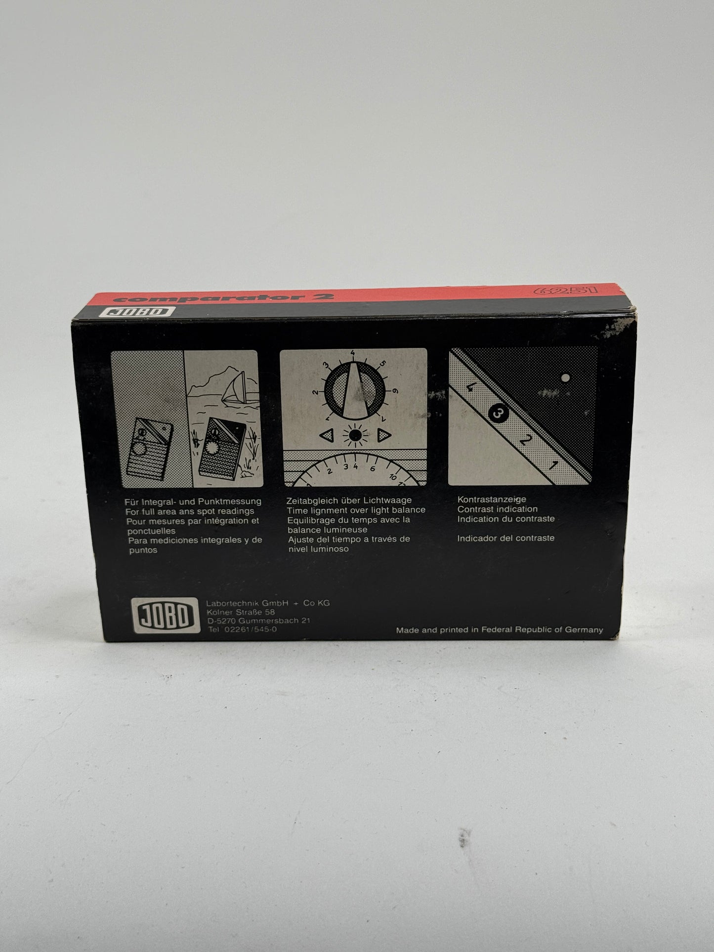 JOBO Comparator 2 6251 Enlarging Meter for Darkroom Print Exposure