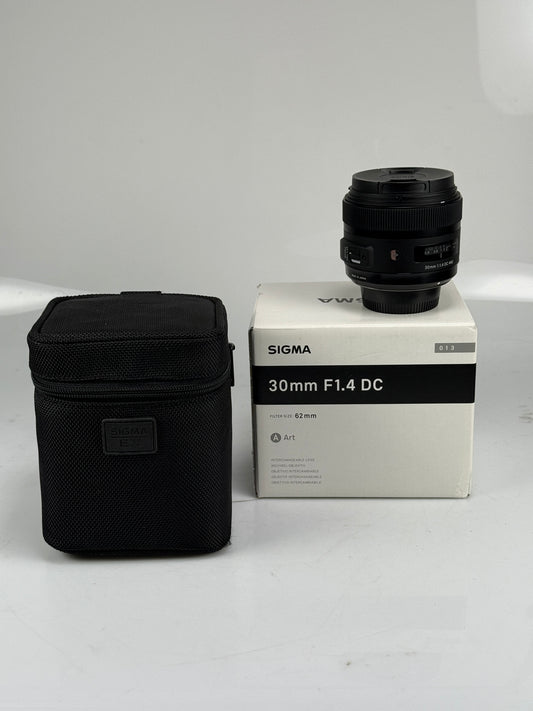 Sigma 30mm F1.4 Art AF Lens for Nikon F mount