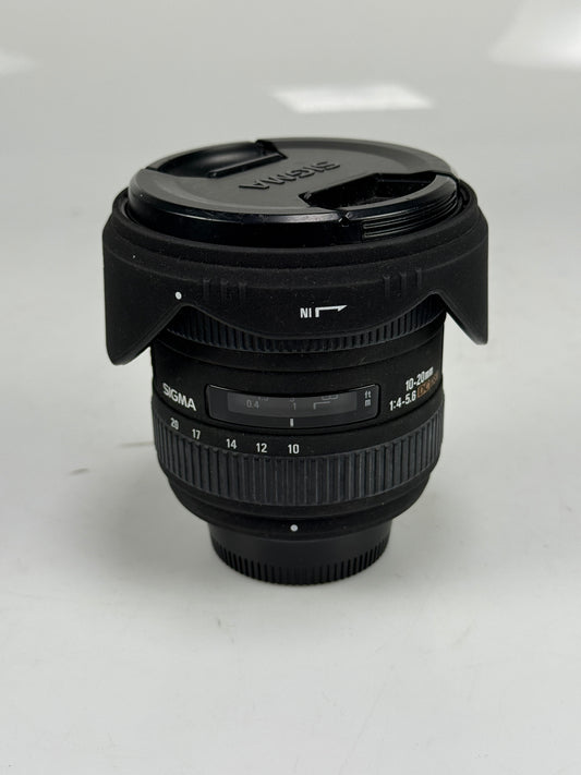 SIGMA 10-20mm F4-5.6 EX DC HSM NIKON AF
