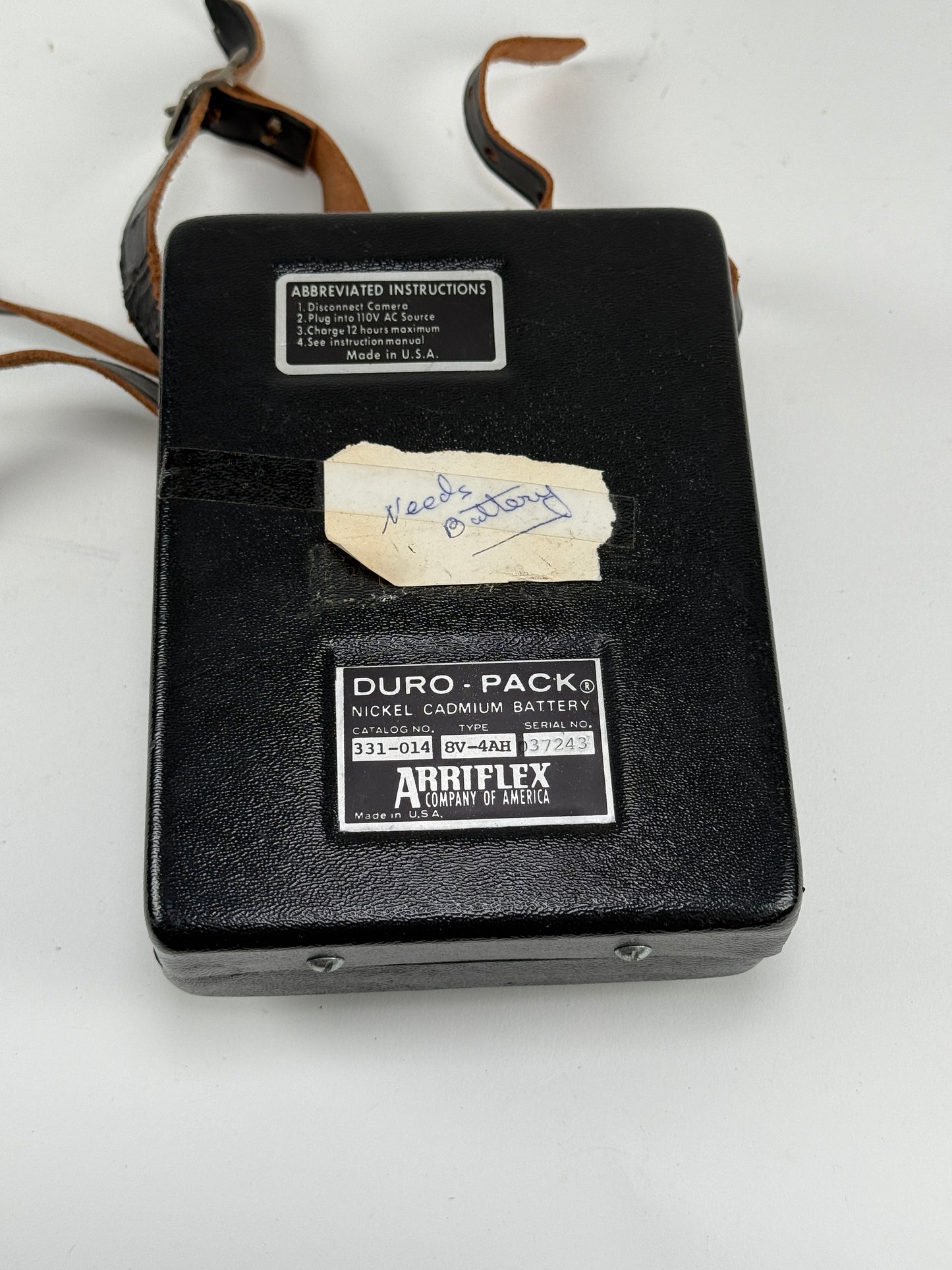 Arriflex box battery for Arri Film Cameras
