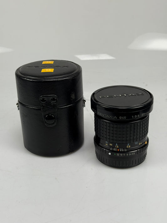 SMC PENTAX A 645 35mm F3.5 Wide Angle Camera Lens For 645 N NII