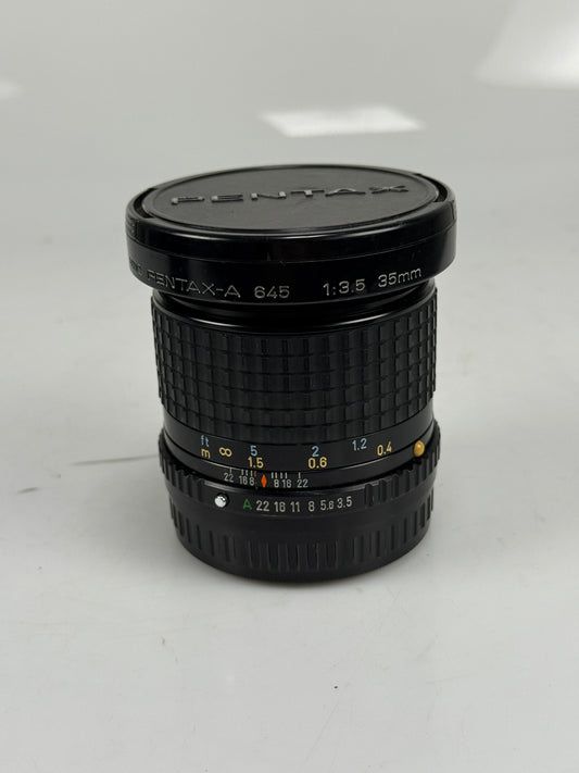 SMC PENTAX A 645 35mm F3.5 Wide Angle Camera Lens For 645 N NII
