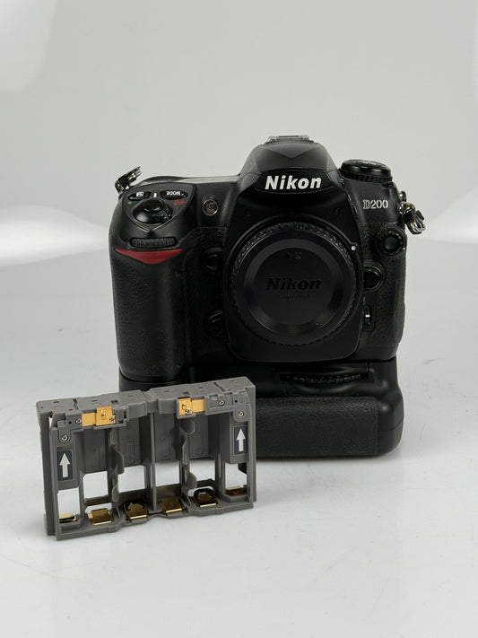 Nikon D200 10.2MP DX Digital SLR Camera With MB-D200