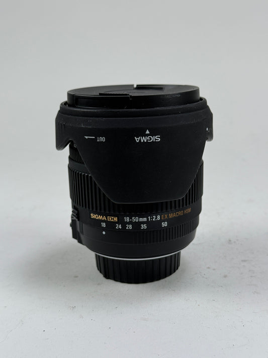 SIGMA 18-50mm F2.8 EX Macro HSM DC Macro AF Lens for Nikon AF