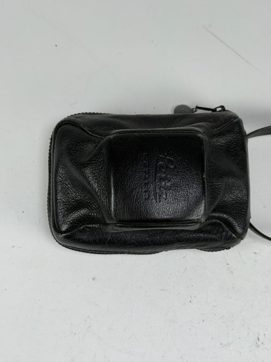 Leica CL & LEITZ Minolta CL Soft Black Leather Camera Case and strap