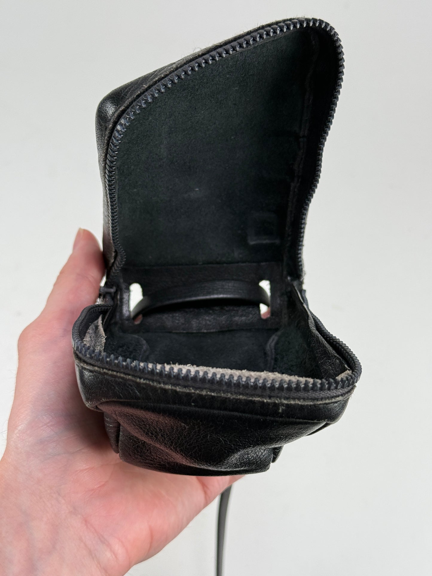 Leica CL & LEITZ Minolta CL Soft Black Leather Camera Case and strap