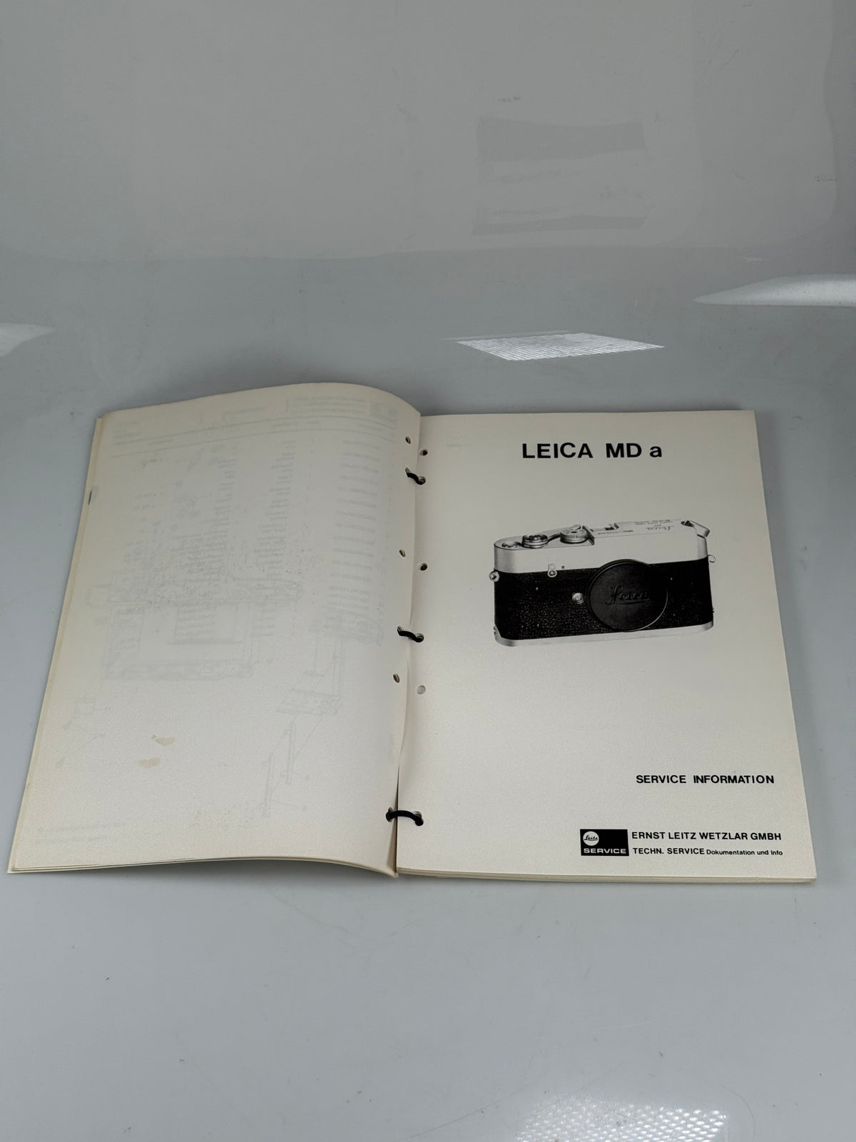 Original Leica MD, MDA, MD2 MD-2 Service instructions camera Repair Manual RARE