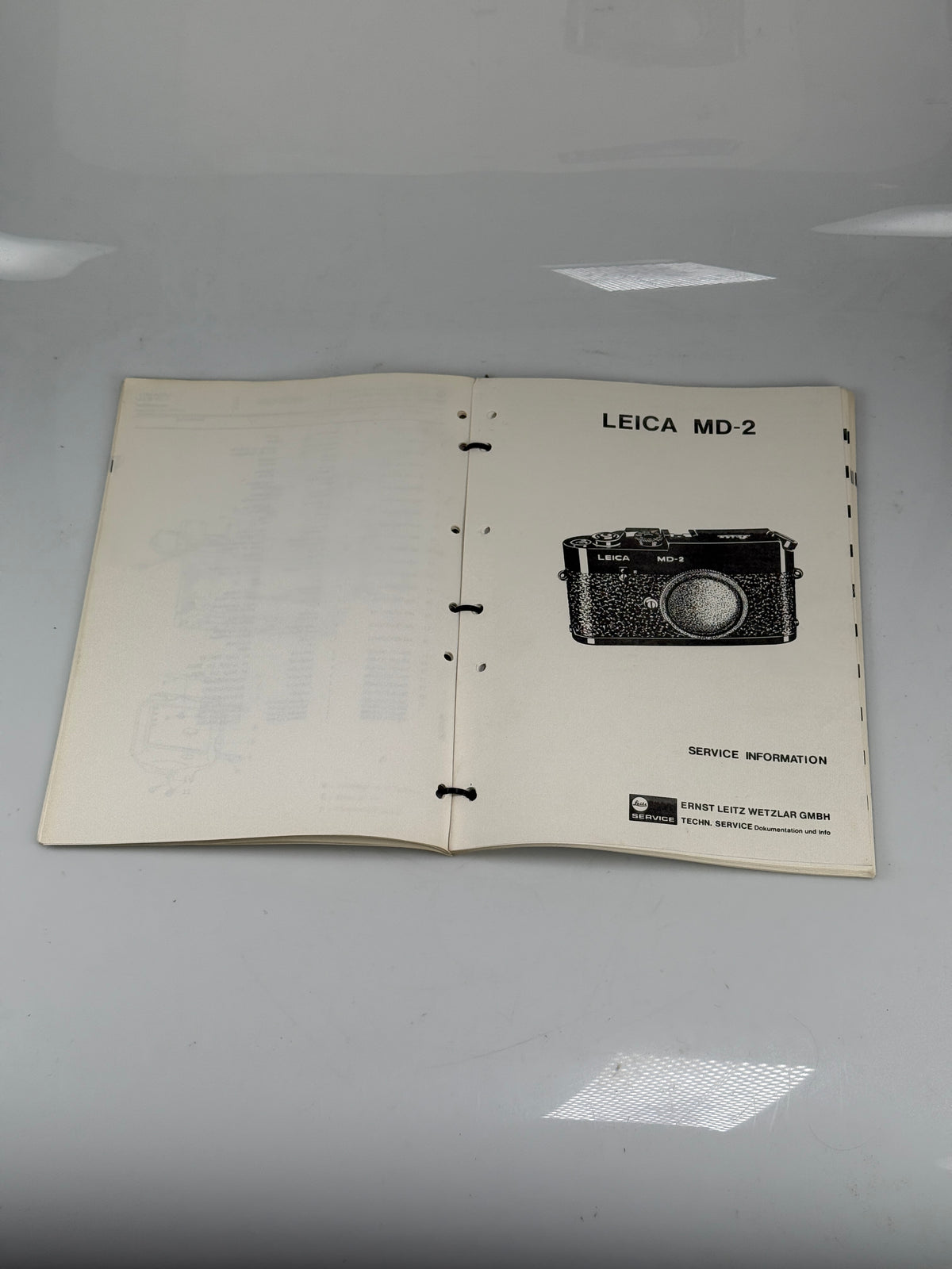 Original Leica MD, MDA, MD2 MD-2 Service instructions camera Repair Manual RARE