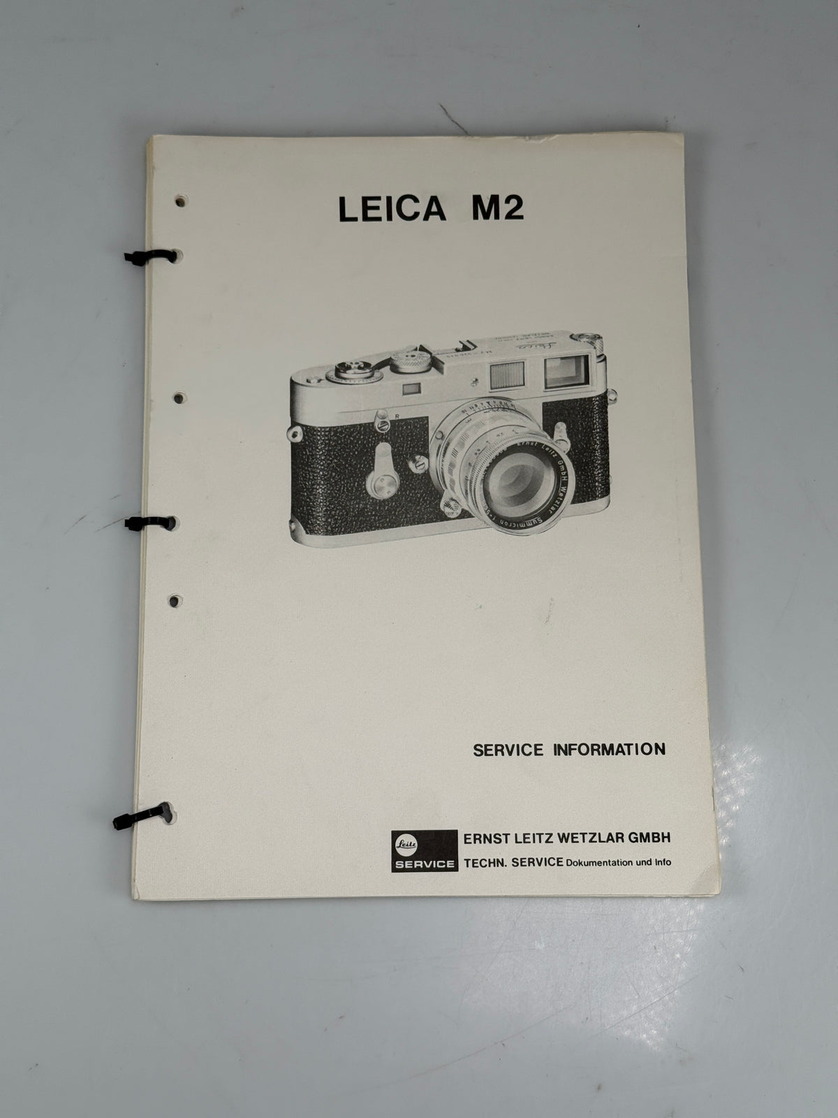 Original Leica M2 Service instructions camera Repair Manual RARE