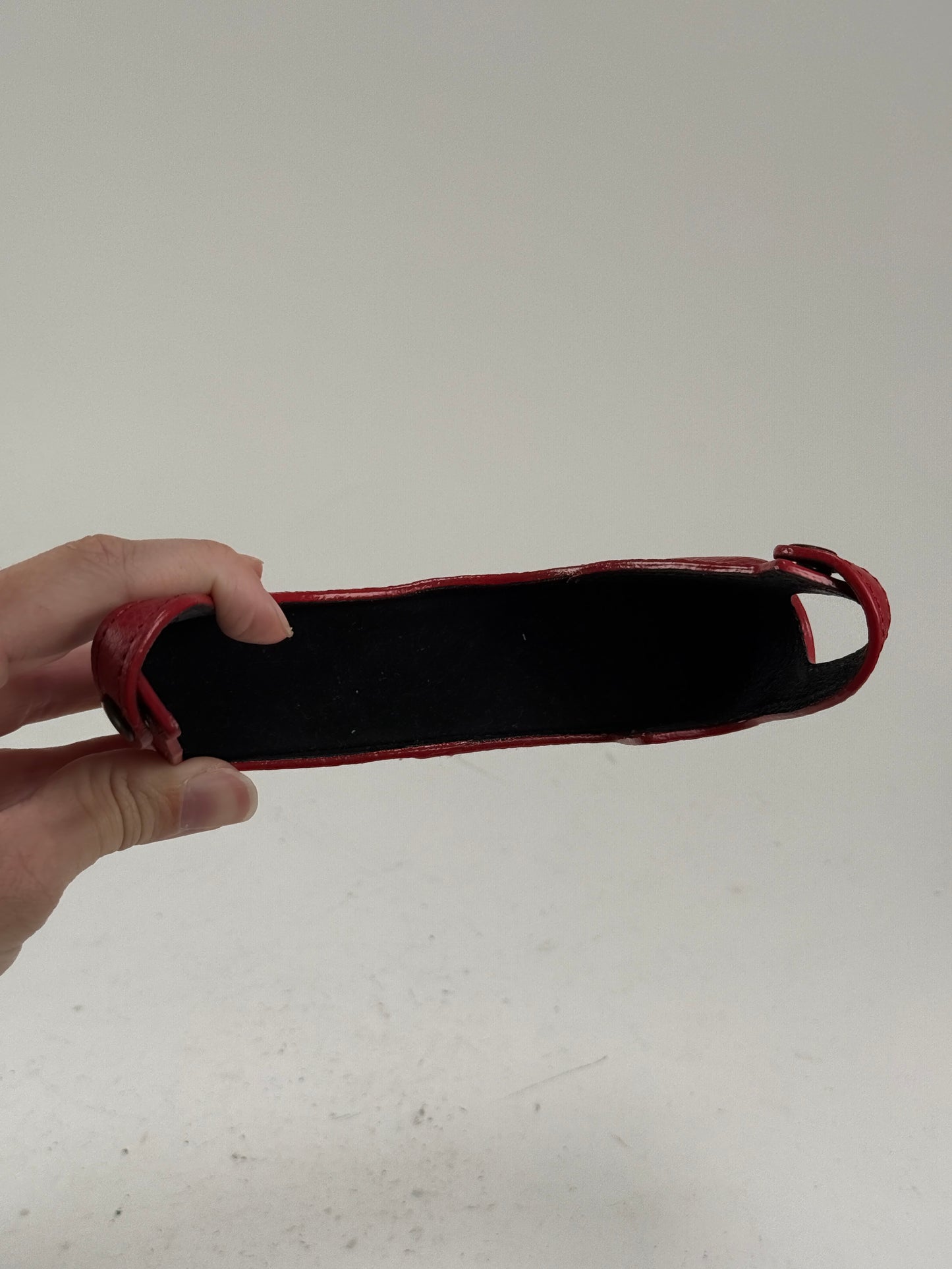 Vi Vante Red Leather Half Case - For Leica M10