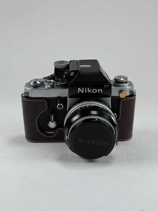 Nikon F2 Photomic SLR Film Camera Body Chrome kit w/ 50mm f1.4 non ai lens