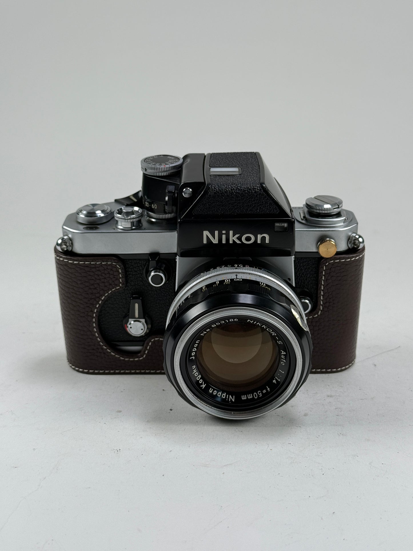 Nikon F2 Photomic SLR Film Camera Body Chrome kit w/ 50mm f1.4 non ai lens