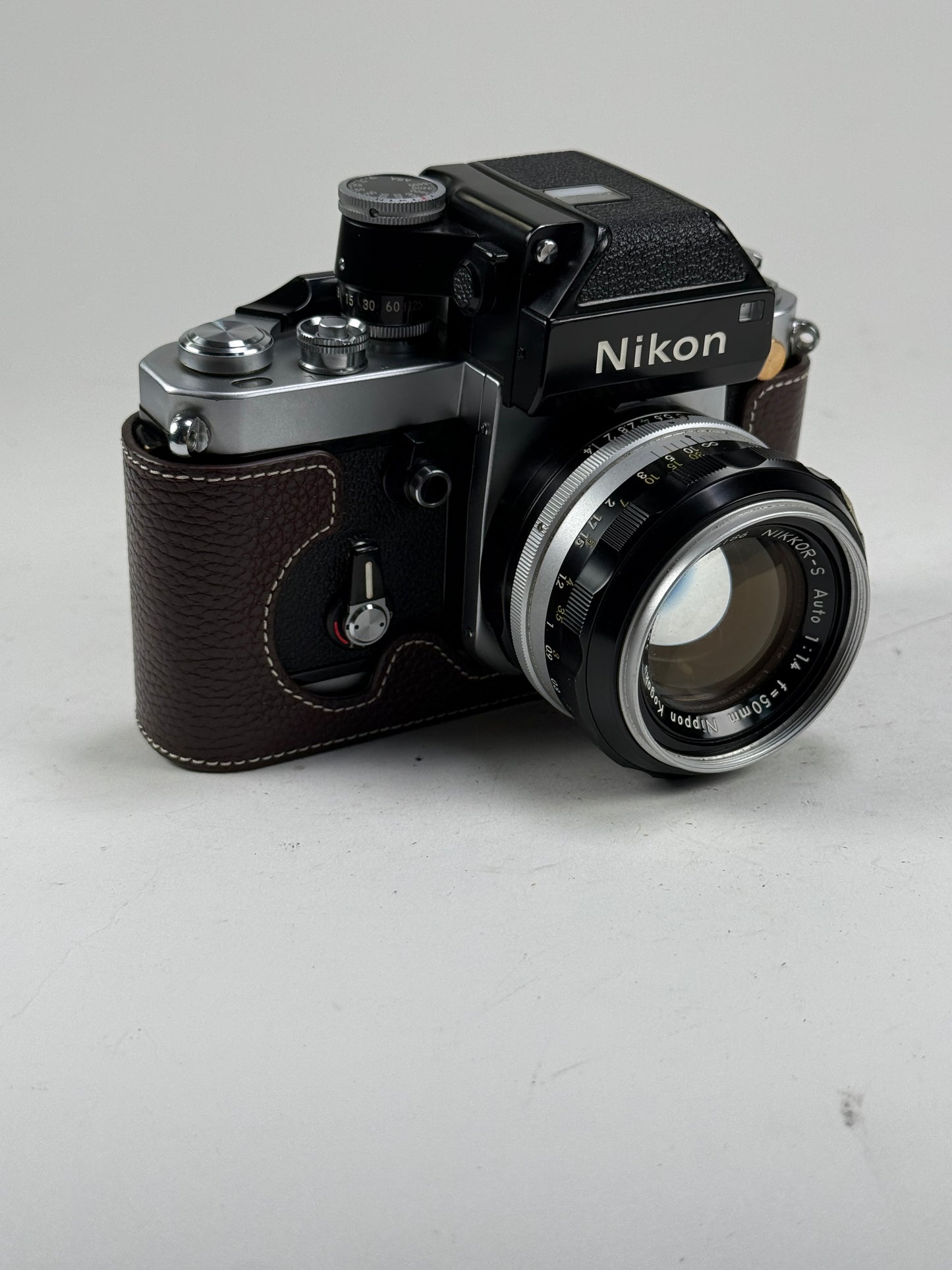 Nikon F2 Photomic SLR Film Camera Body Chrome kit w/ 50mm f1.4 non ai lens