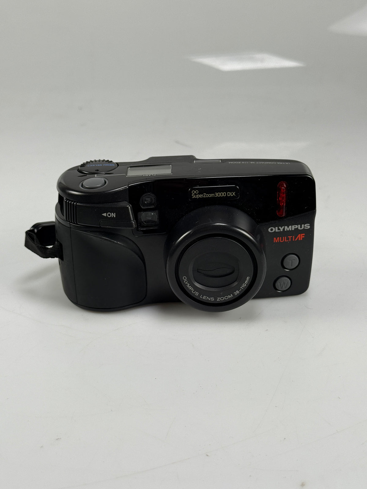 Olympus Superzoom 3000 DLX 35mm Point & Shoot Film Camera Black 37-110mm