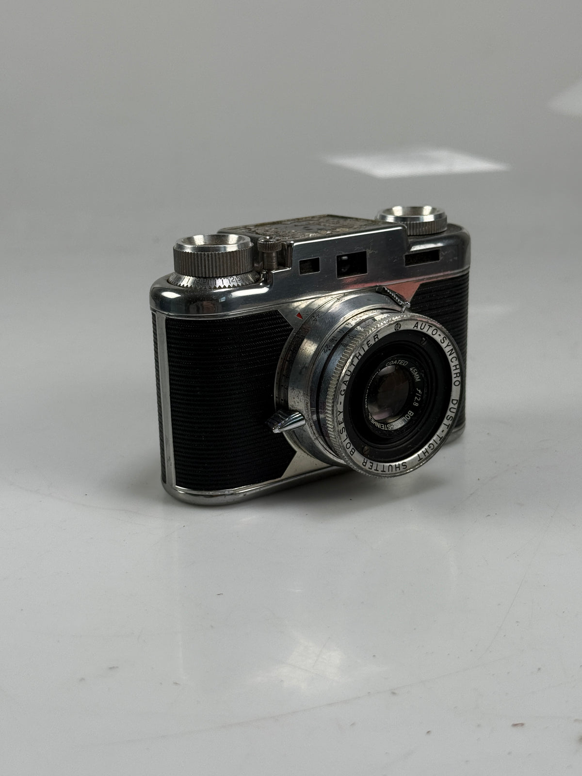 Vintage Bolsey Gauthier Auto Synchro Camera 45mm f2.8 Lens