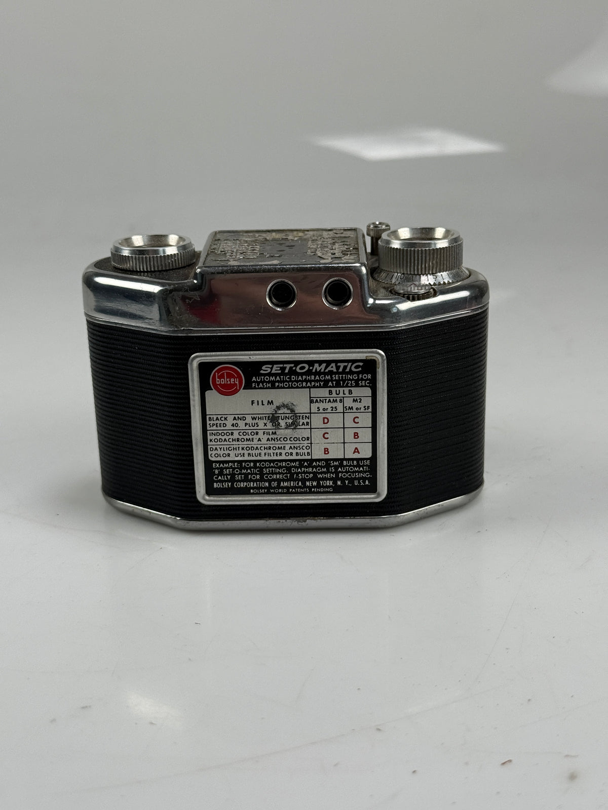 Vintage Bolsey Gauthier Auto Synchro Camera 45mm f2.8 Lens