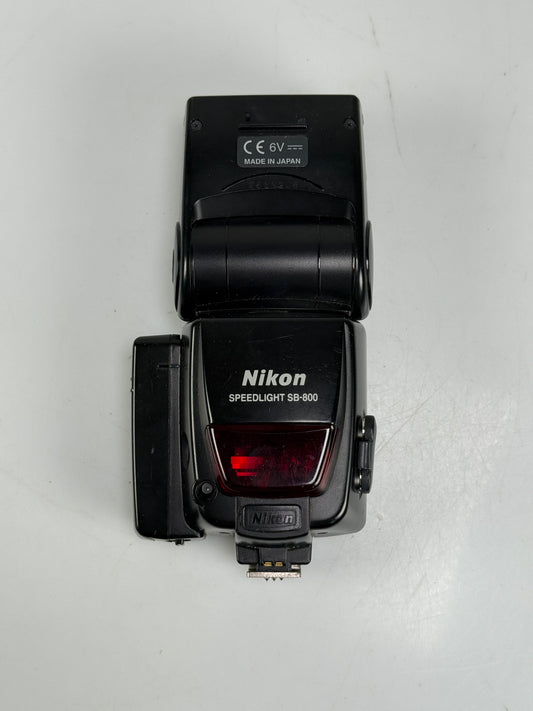 Nikon Speedlight SB-800 Shoe Mount Flash w/ battery extension