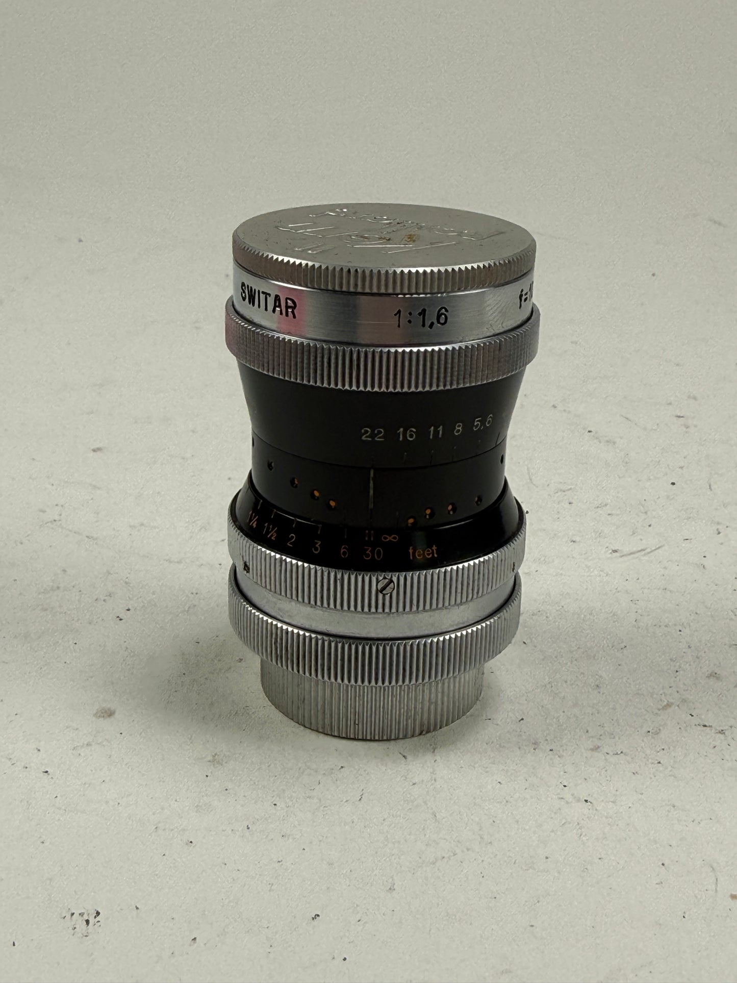 Kern-Paillard Switar 10mm f1.6 H16 RX C mount Cine Lens