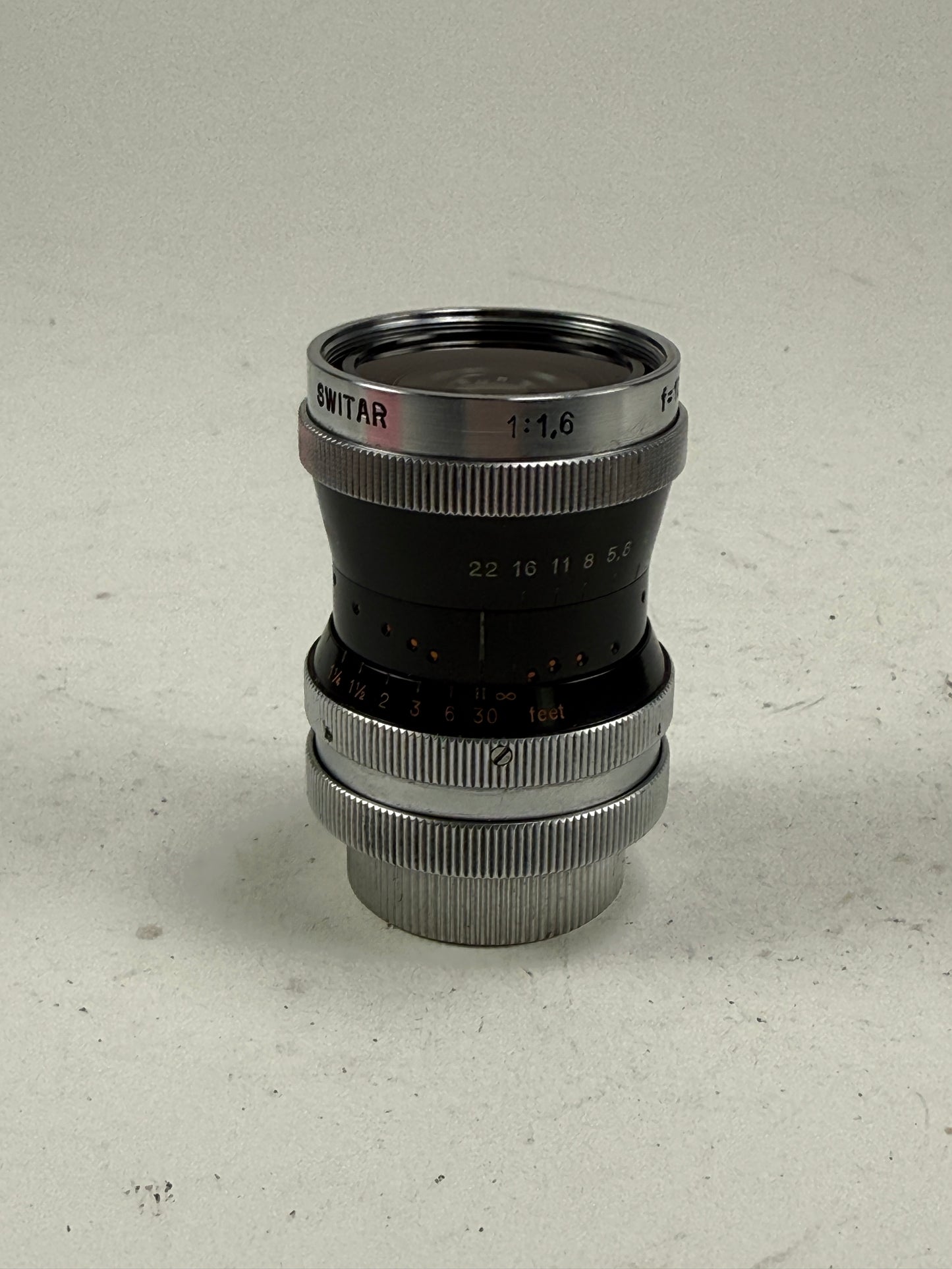 Kern-Paillard Switar 10mm f1.6 H16 RX C mount Cine Lens