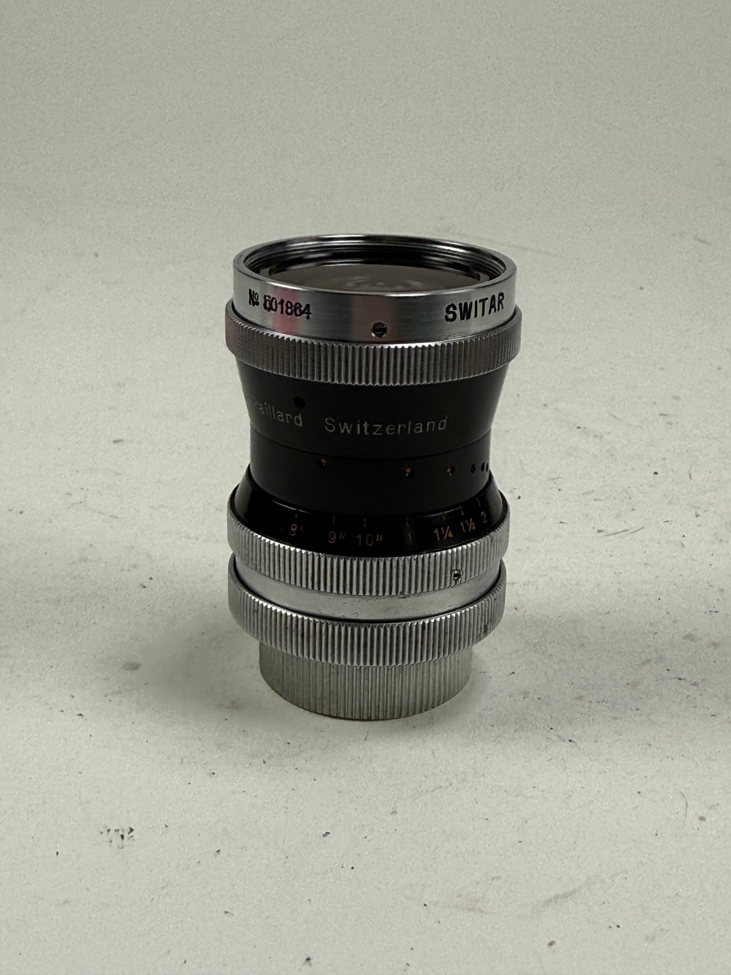 Kern-Paillard Switar 10mm f1.6 H16 RX C mount Cine Lens