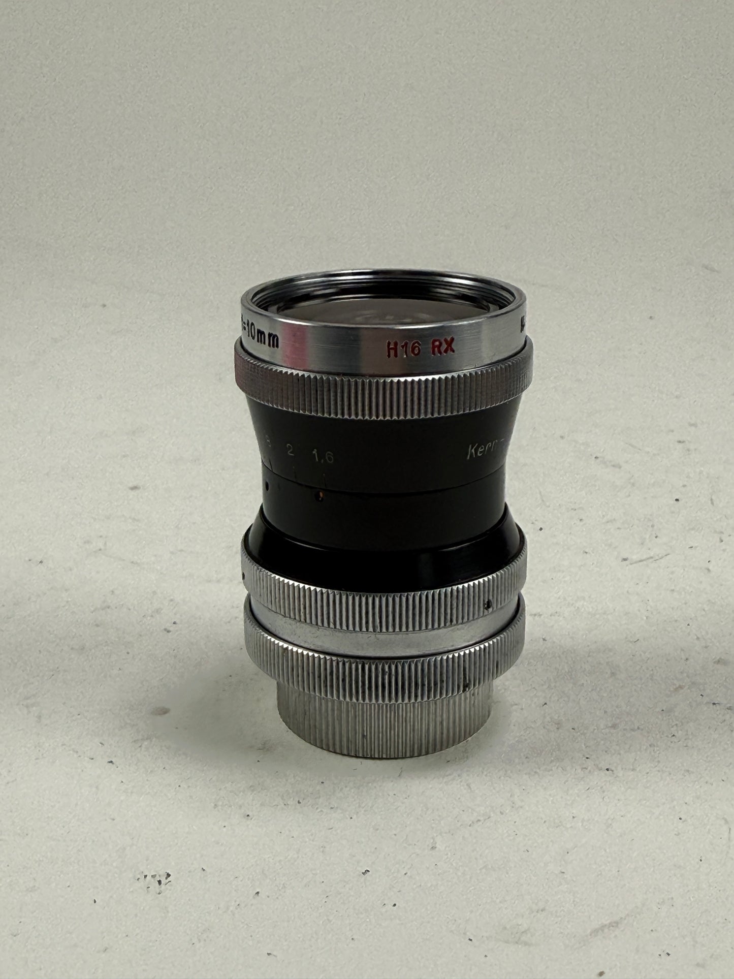 Kern-Paillard Switar 10mm f1.6 H16 RX C mount Cine Lens