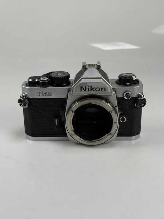 Nikon FM2 SLR Film Camera Body FM-2N Chrome