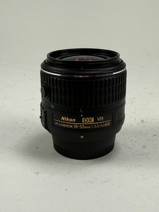 Nikon NIKKOR 18-55mm F3.5-5.6 G II ED AF-S DX Lens