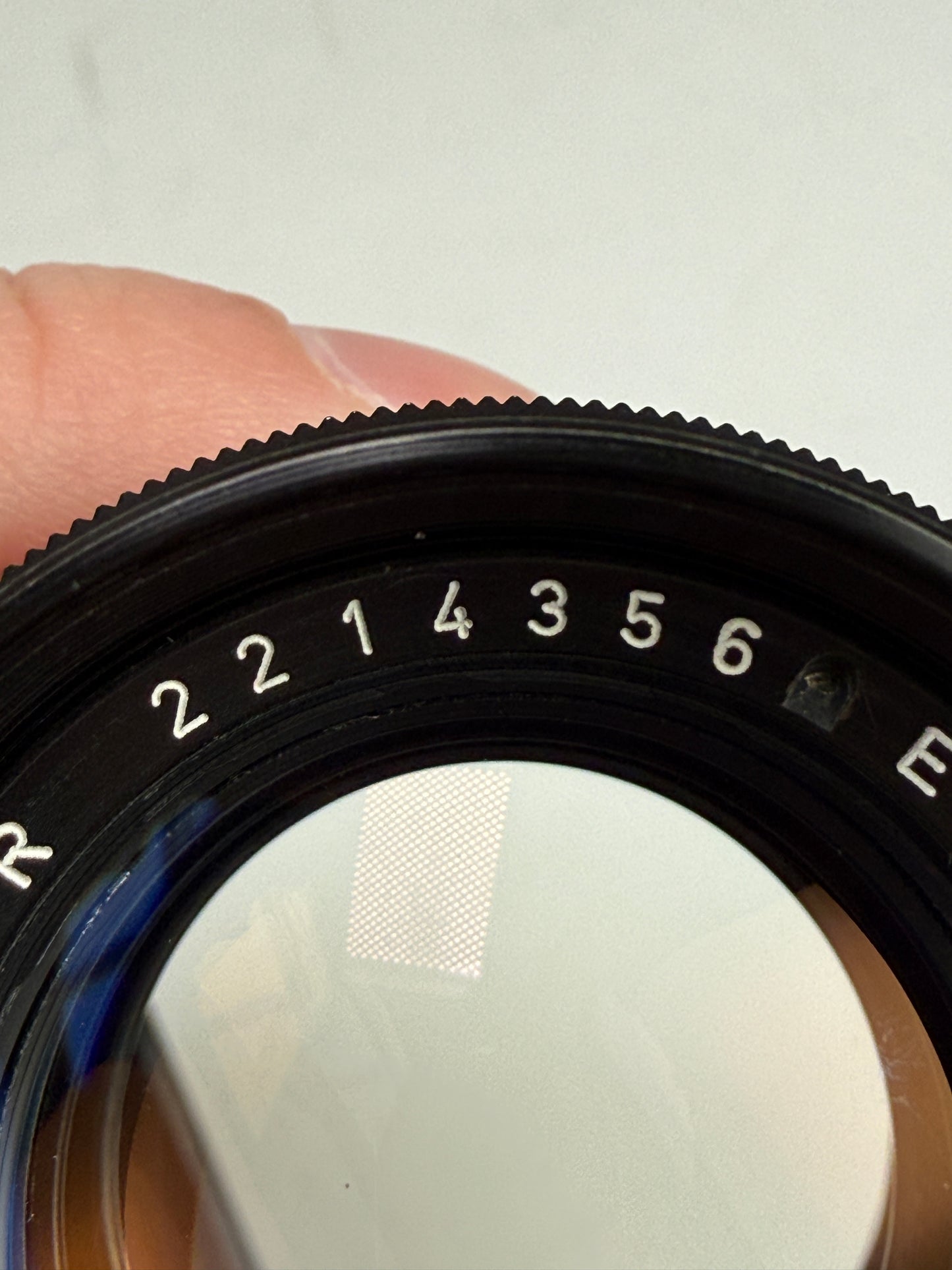 Leica 90mm f2.8 Elmarit Black M mount lens