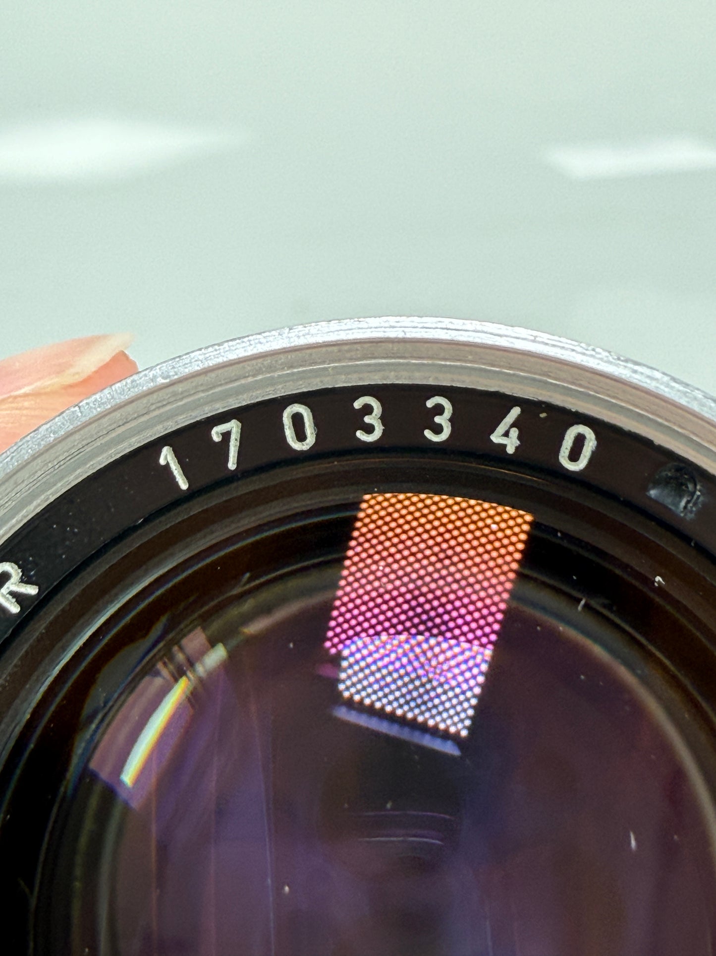 LEITZ Leica Summilux M 50mm F1.4 E43 Chrome Lens V1 version 1 Scalloped