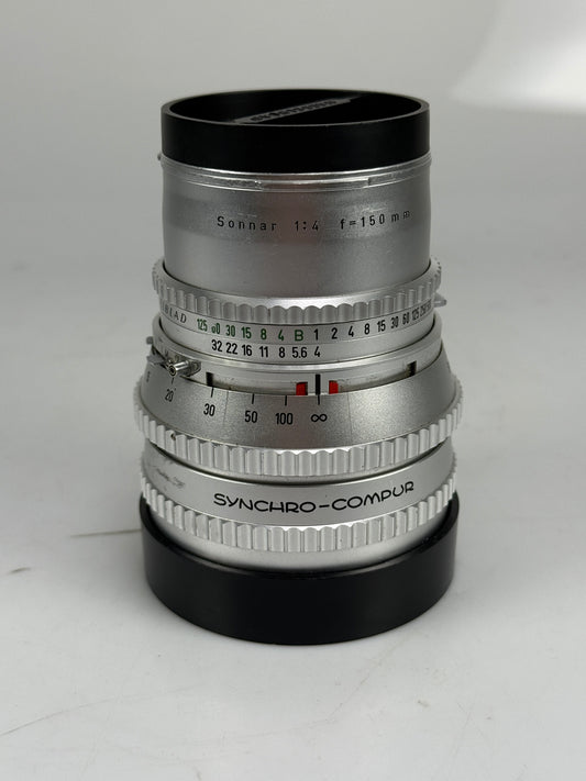 Hasselblad 150mm f4 Zeiss Sonnar C Lens 150/4 Chrome