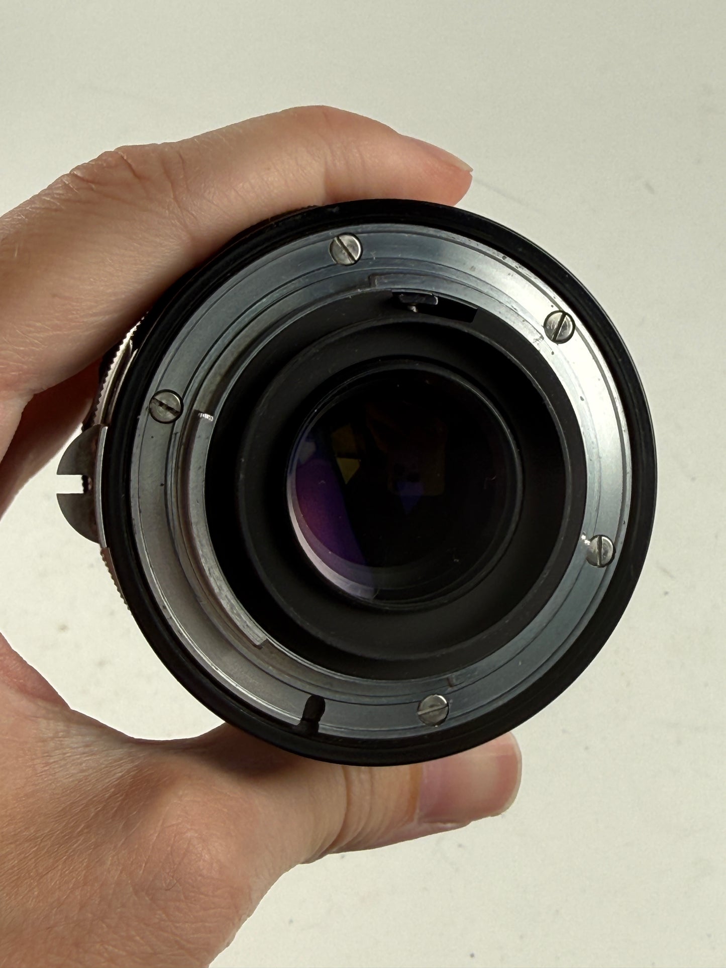 Nikon Nikkor P 105mm f2.5 Non Ai Prime Manual Focus Portrait Lens w/ hood