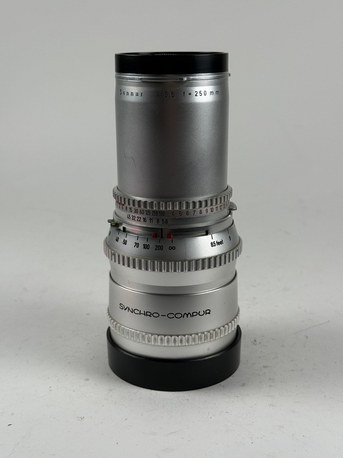Hasselblad 250mm f5.6 Sonnar C Silver lens