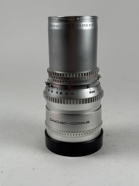 Hasselblad 250mm f5.6 Sonnar C Silver lens
