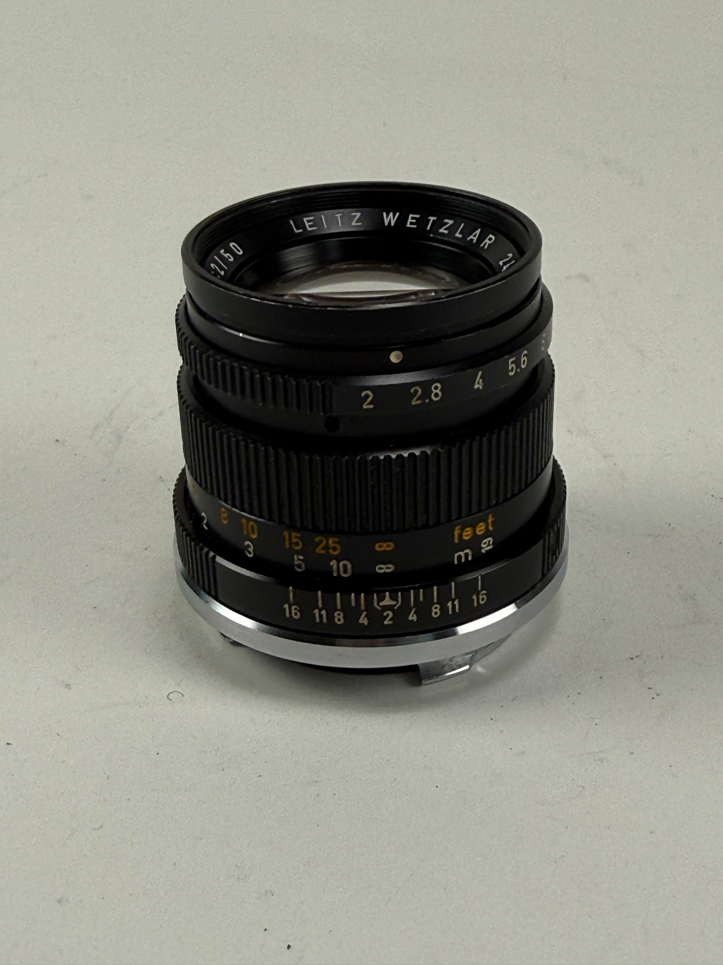 Leica M mount 50mm F2 Summicron V3 version 3 lens