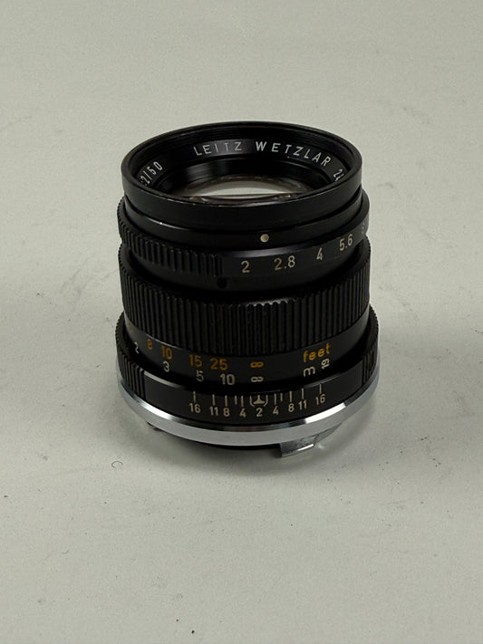 Leica M mount 50mm F2 Summicron V3 version 3 lens