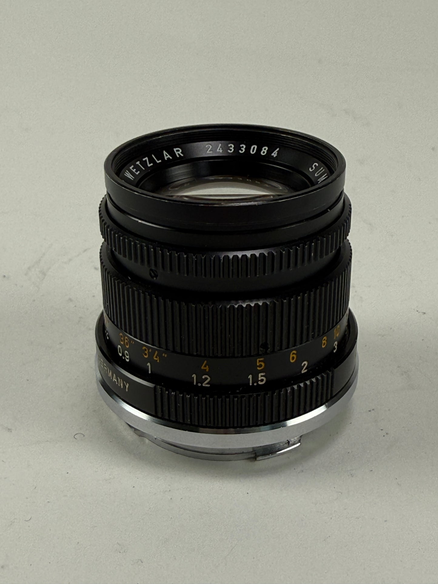 Leica M mount 50mm F2 Summicron V3 version 3 lens