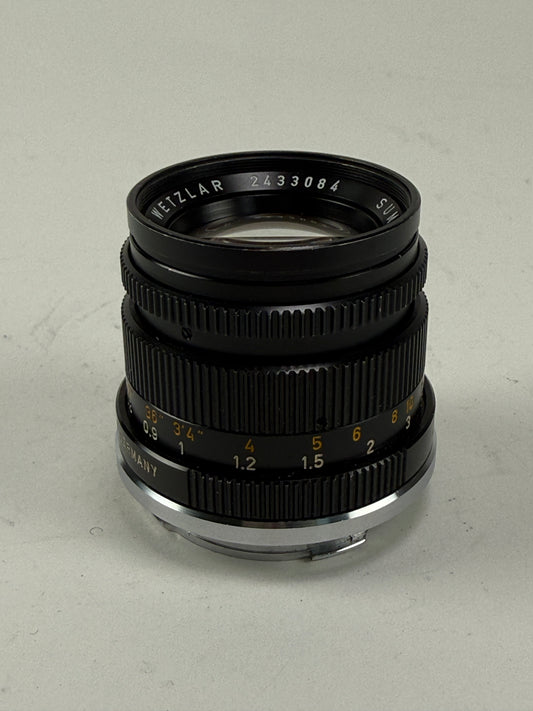 Leica M mount 50mm F2 Summicron V3 version 3 lens