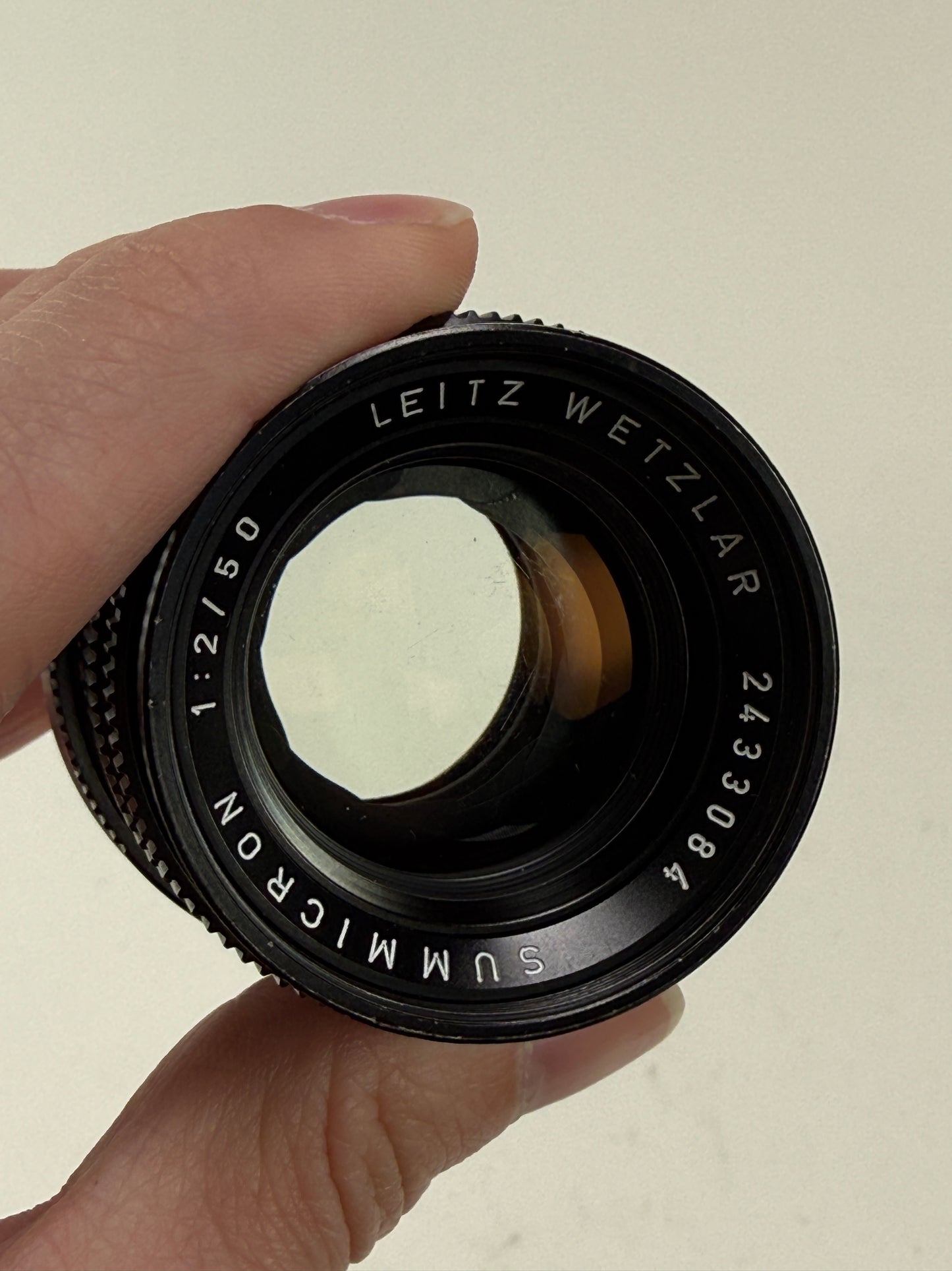 Leica M mount 50mm F2 Summicron V3 version 3 lens