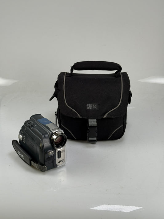 JVC GR-D33U MiniDV Digital Video Camera Camcorder Silver Blue