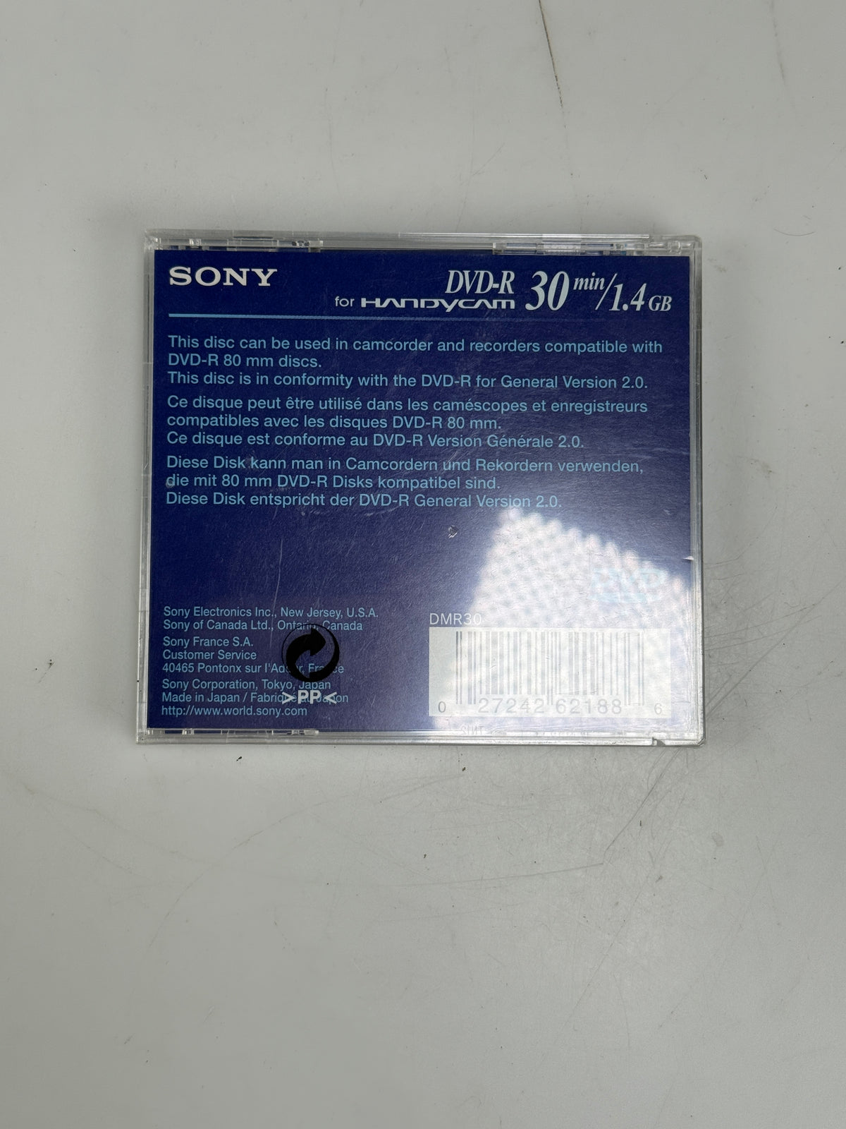 Sony Handycam DVD-R 1.4GB 30min