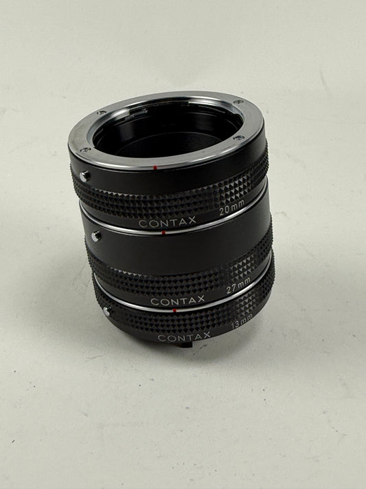 Contax 13mm, 20mm and 27mm between Rings Extension Tube with C-Y Bayonet