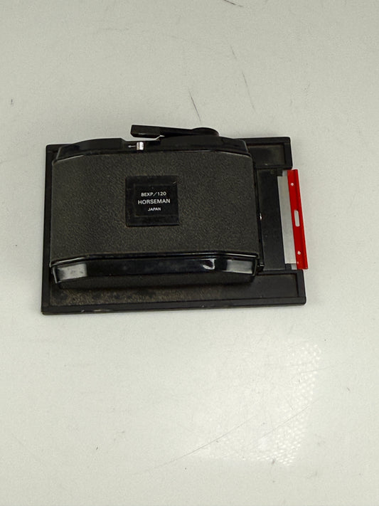 HORSEMAN 8EXP/120 6x9 ROLL FILM HOLDER BACK for 4x5 Camera