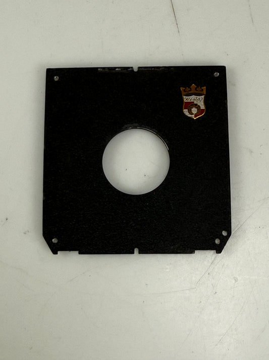 Wista 45 4x5 flat lens board Copal #0 for large format cameras