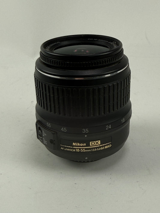 Nikon NIKKOR 18-55mm F3.5-5.6 G II ED AF-S DX Lens